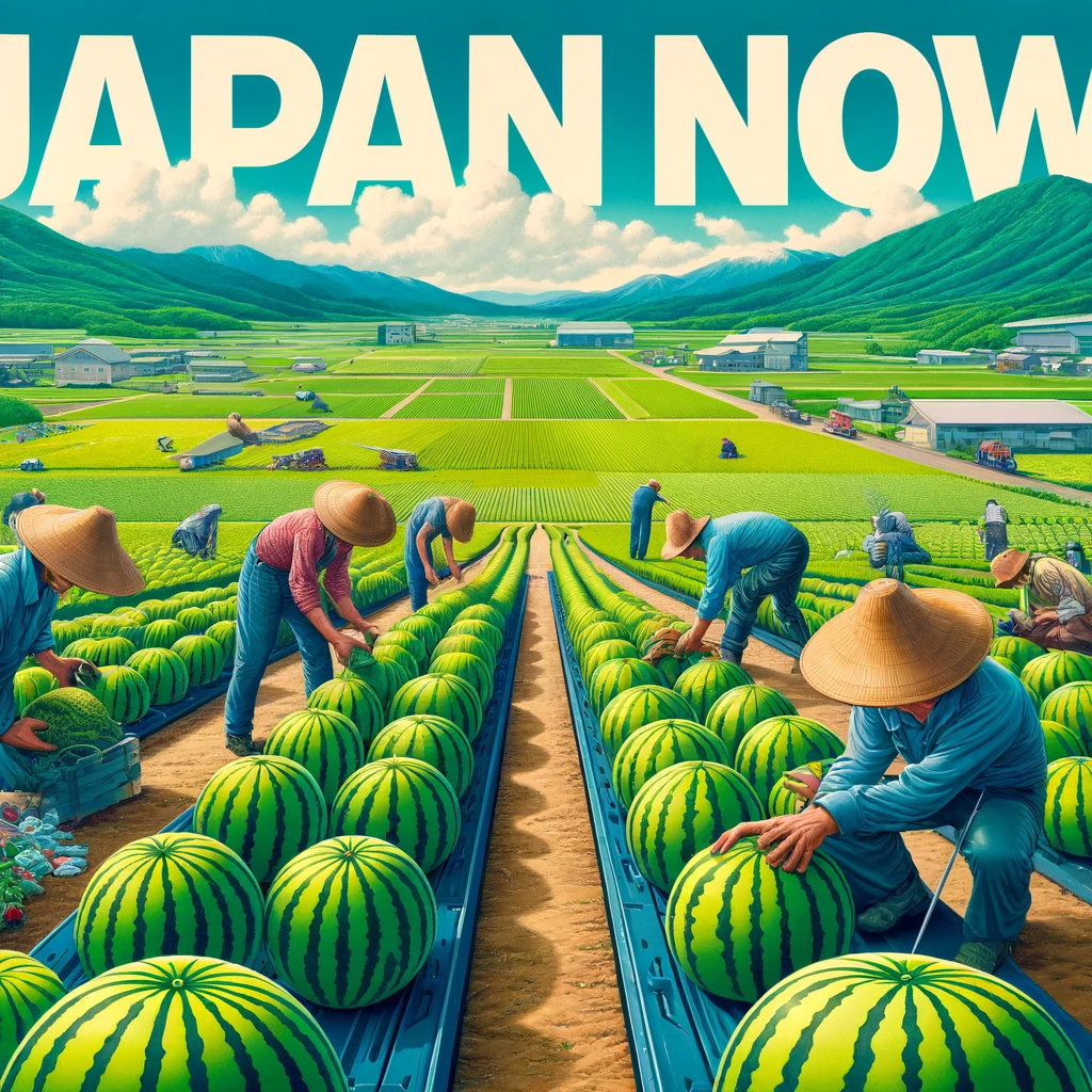 Hokkaido begins harvesting yubarimelons in Japan - "JAPAN NOW"