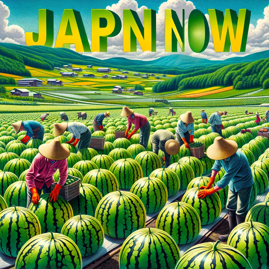 Hokkaido begins harvesting yubarimelons in Japan - "JAPAN NOW"