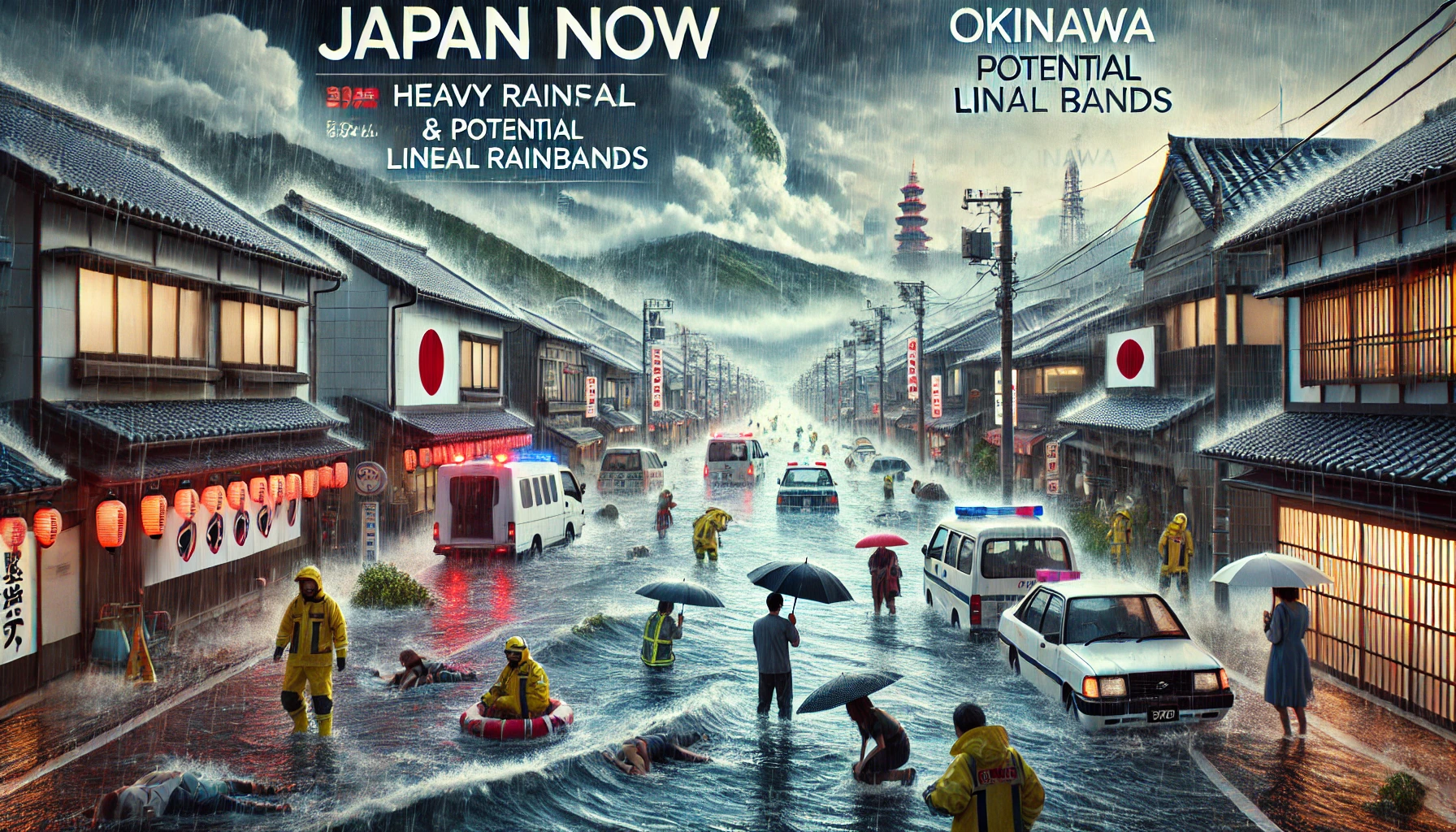 북일본 중심으로 매우 강한 비, 오키나와는 선형 강우대 발생 가능성 🌧️⚠️- "Japan NOW"