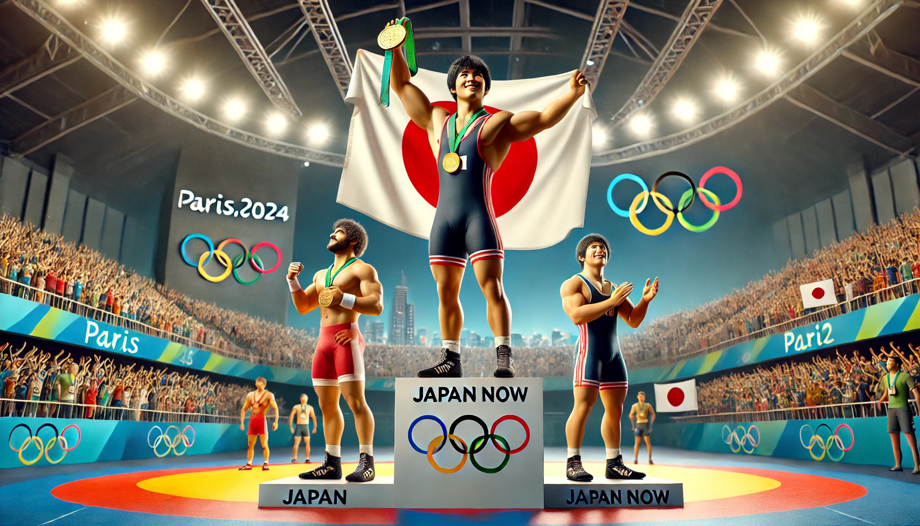 2024 파리 올림픽, 레슬링 남자 문타 켄이치로, 그레코로만형 60kg급 금메달 🥇🇯🇵