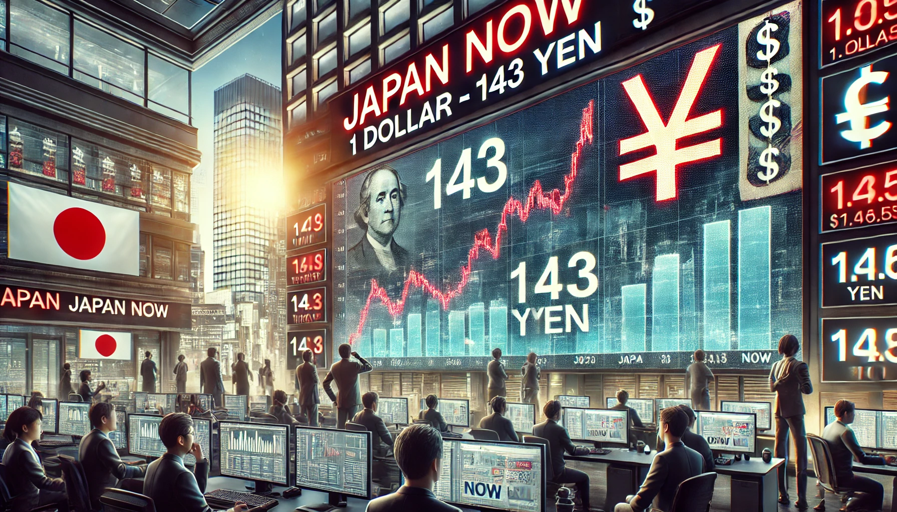2024년8월26일, 엔화 가치 상승, 일시적으로 1달러=143엔대 진입 🚀💴, 어떻습니까?- "Japan NOW"