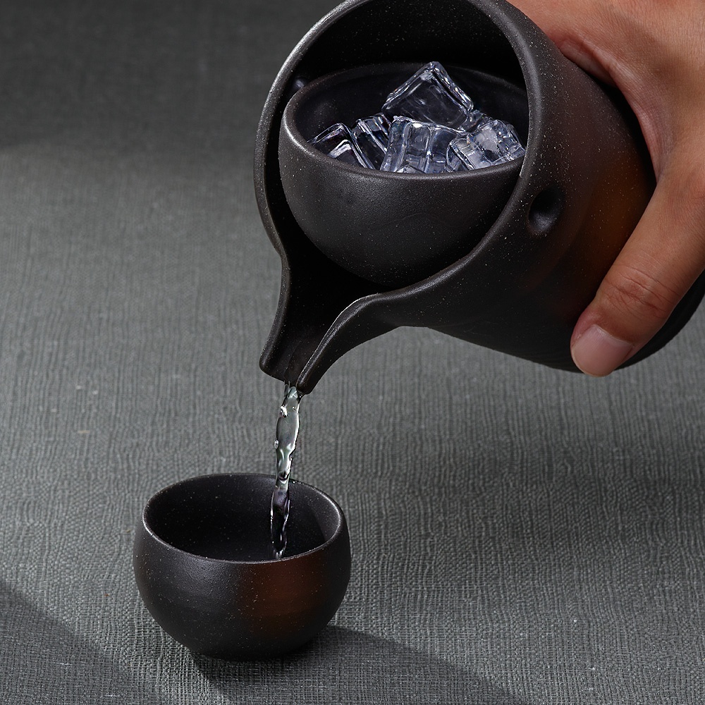 [교토플레이팅] 리뷰, 일본 히야시 사케 도쿠리 얼음 술잔 세트 이자카야 집들이선물