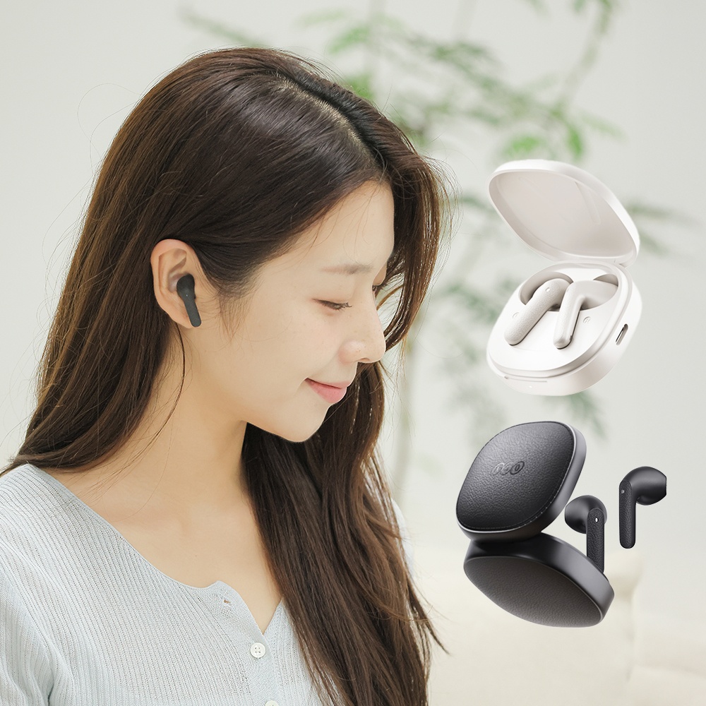 NEW QCY 큐씨와이 AIR 초경량 가성비 음질 좋은 블루투스 무선 이어폰 오픈형 솔직 후기