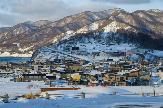 눈 축제가 열리는 삿포로의 거리 풍경